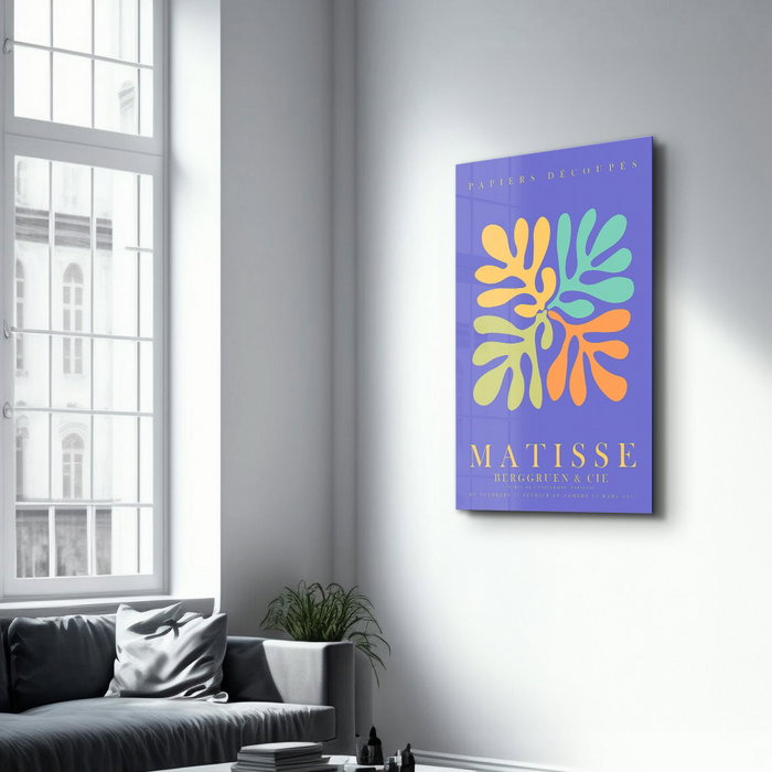 Wallity Pintura Decorativa de Vidrio Templado Multicolor 35 x 55 cm